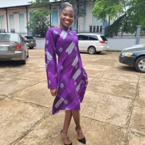 Ankara short gown